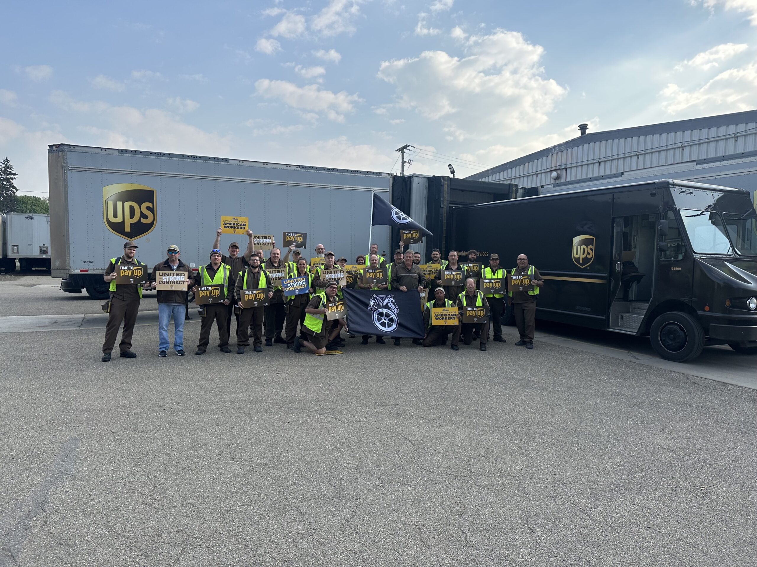 UPS New Philadelphia Teamsters Stand Strong